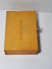 Vintage CRAFTSMAN Forstner Drill Bit 5 Piece Set 3/4"to 1 3/8"