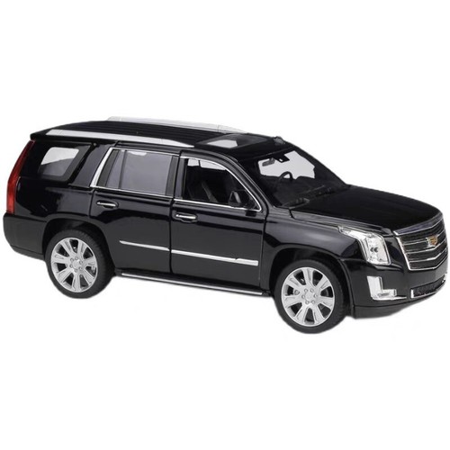 Cadillac Escalade 2017 escala 1:27 modelo de coche de metal negro juguetes adorno IDEA DE REGALO - Imagen 5 de 9