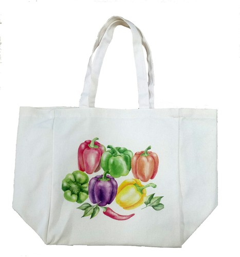 ecofriendly canvas grocery tote