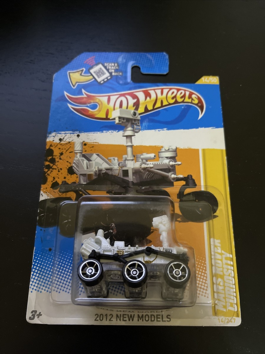 2012 Hot Wheels MARS ROVER CURIOSITY - U.S. Card - RARE SOLD