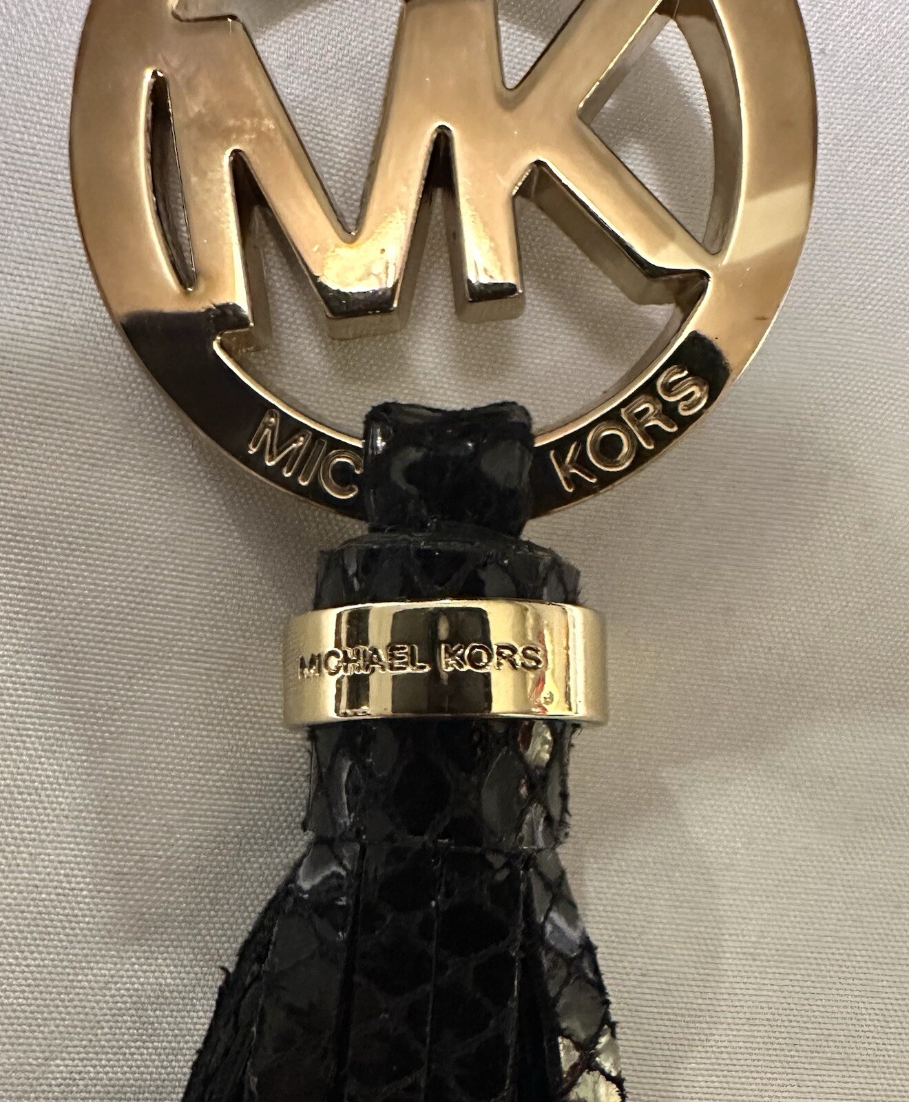 Michael Kors Black Snakeskin Python Cosmetic Case… - image 6