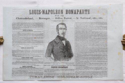 Affiches - Documents - Élections - Louis-Napoléon Bonaparte - 1848 - Afbeelding 1 van 10