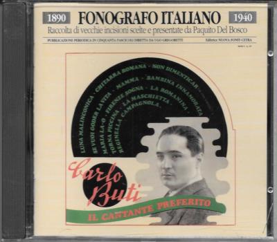 CARLO BUTI - SELTENE ITALIENISCHE PHONOGRAPH CD 1995 '' CARLO BUTI DER LIEBLINGSSÄNGER ''