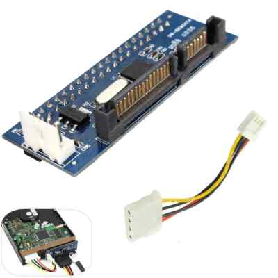 3.5'' 40-Pin 40pin IDE To 7+15Pin 22-Pin Male SATA adapter PATA-SATA For HDD,CD