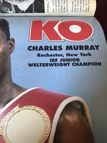 KO Boxing Magazine February 1998 W/ CHARLES MURRAY PINUP POSTER - Picture 4 of 4