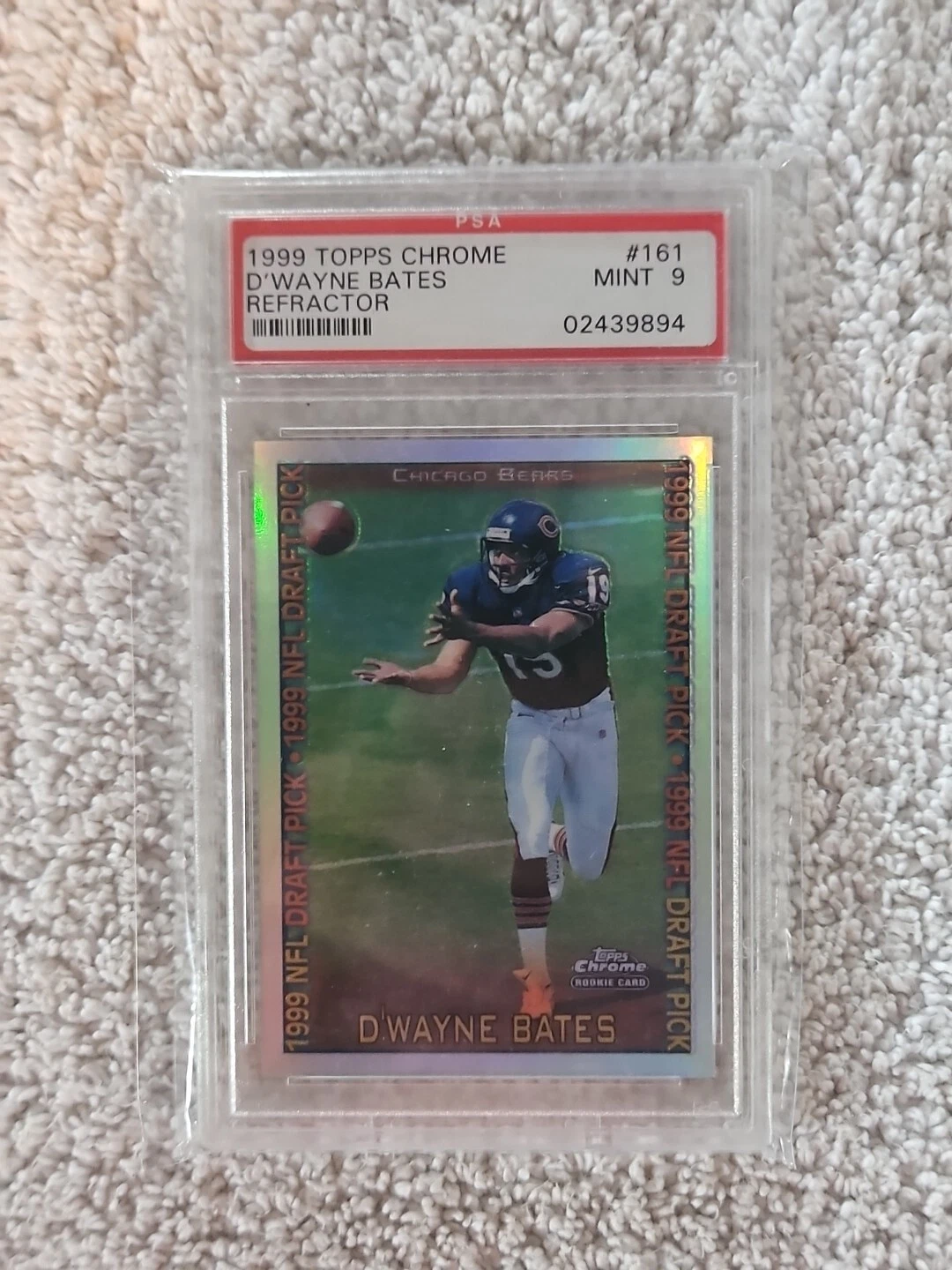 D'Wayne Bates Topps Chrome #161 Refractor