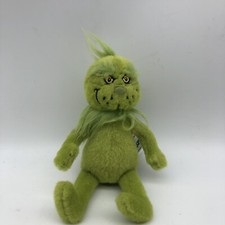 Aurora Whimsical Dr. Seuss Grinch Stuffed Plush Animal lovey stocking stuffer