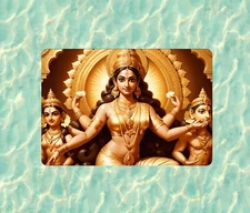 Hindu Goddess Lakshmi / Laxmi 100% waterproof vinyl sticker decal - many sizes