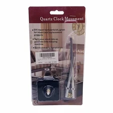 Quartz Wall Clock Movement DIY Replacement Repair Tool Parts Kit Silver Hands