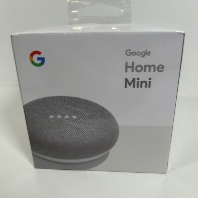 NIB Google Nest Home Mini - Smart Small Speaker - Chalk Grey