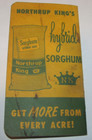 Vintage Agriculture Northrup King KingsCrost Hybrid Seed Corn memo book 1958 — photo 4