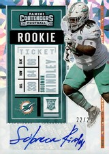 2020 Panini Contenders Cracked Ice #228 Solomon Kindley Auto 22/22