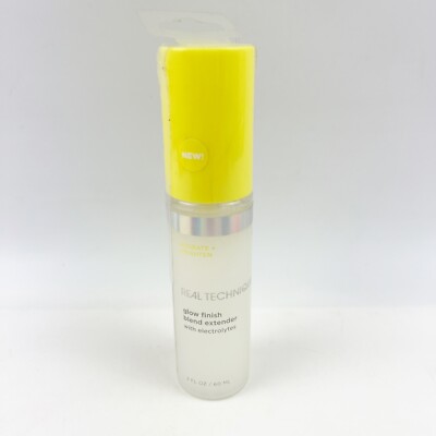 NEW Real Techniques Glow Finish Blend Extender Make-up Setting Face Spray 2 oz