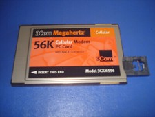 3com Megahertz 3CXM556 56K Cellular Modem PC Card PCMCIA xjack