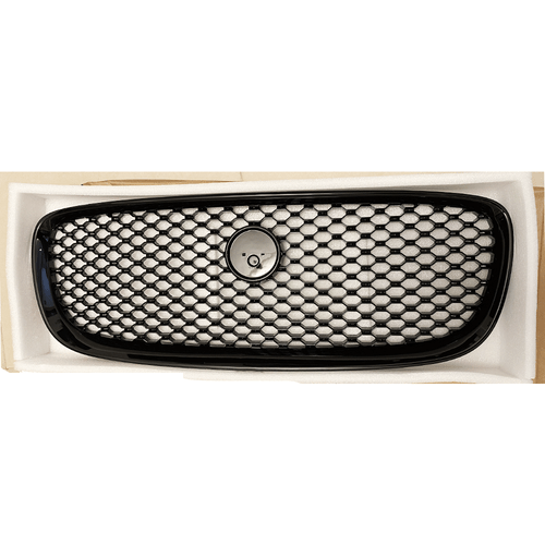 Black Front Upper Radiator Grille Mesh Grill For Jaguar XF XFR 2016 2017 2018 - Picture 3 of 16