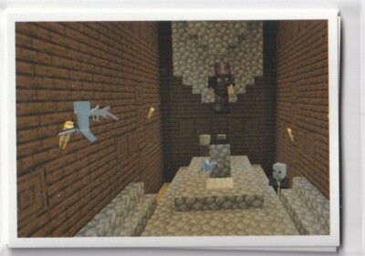 Panini Minecraft Treasure Sticker 2021 Nr. 67 Interact Woodland Mansion