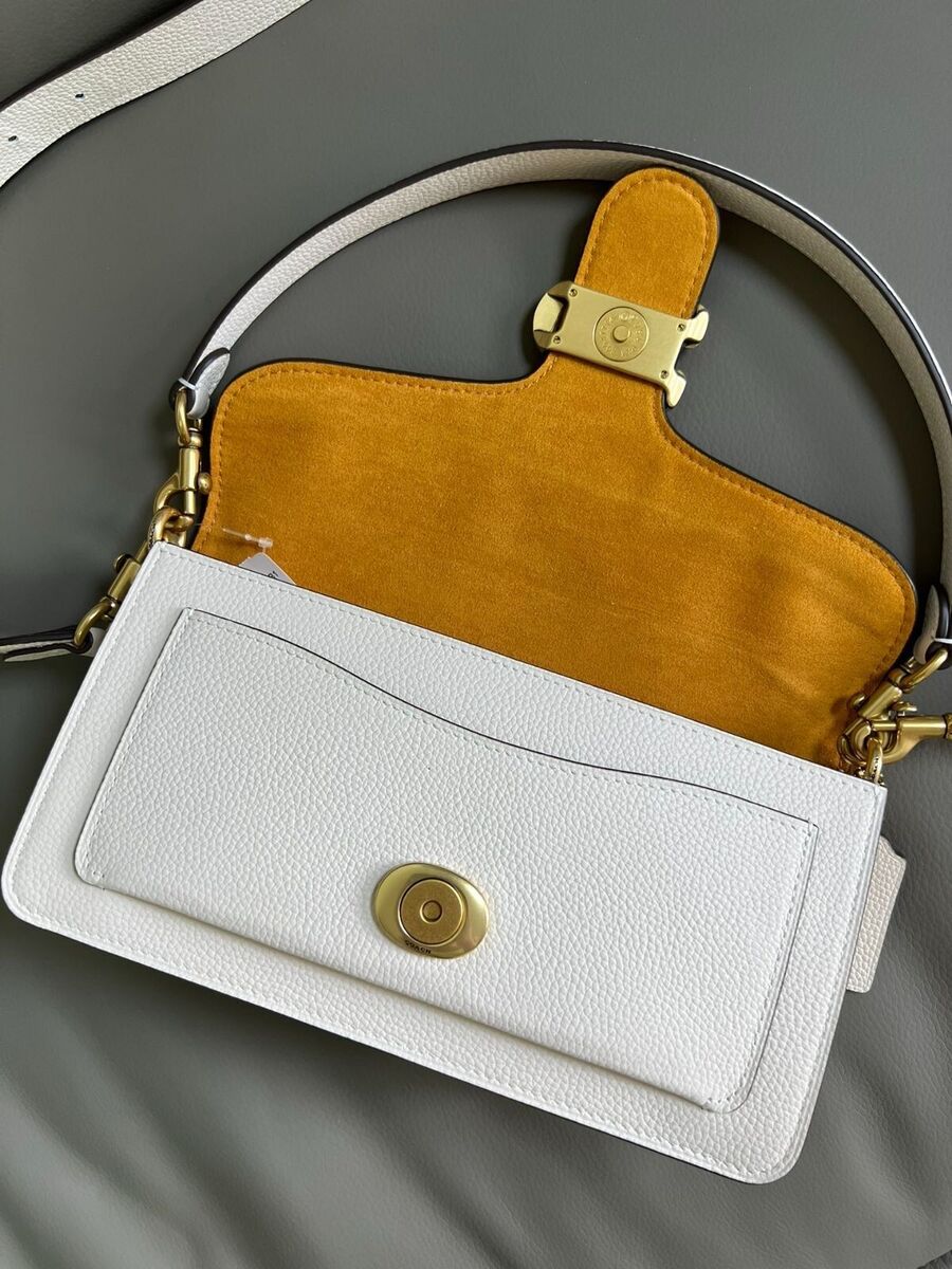 COACH 73995 Tabby 26 Shoulder Bag Crossbody White Leather COACH 73995 Tabby 26 Shoulder Bag Crossbody White Leather