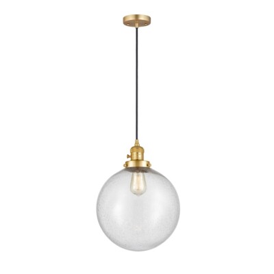 Innovations FR Beacon 12'' 1 Light Mini Pendant, GD - 201CSW-SG-G204-12