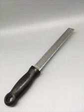 Sharper Cutting Tools 8" Microplane  Zester Grater black handle 12.5"