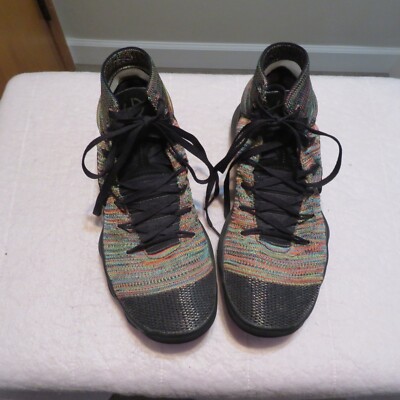 Nike Hyperdunk Flyknit Multicolor 917726-006 High Top Sneakers 