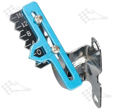 Chrom Steuerzeitenlasche mit Zeiger - BB Big Block Chevy mit 8'' Balancer