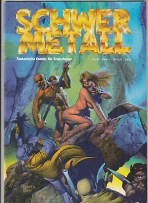 ✪ SCHWERMETALL #30, Alpha 1982 COMICHEFT TOP Z1 *Fantasy *Erotik *Sci-Fi - Bild 1 von 3