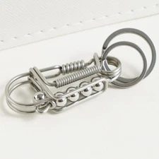 Handmade Brass Keychains Keyrings Belt Clip Wallet Bag Car Key Chain Holder New