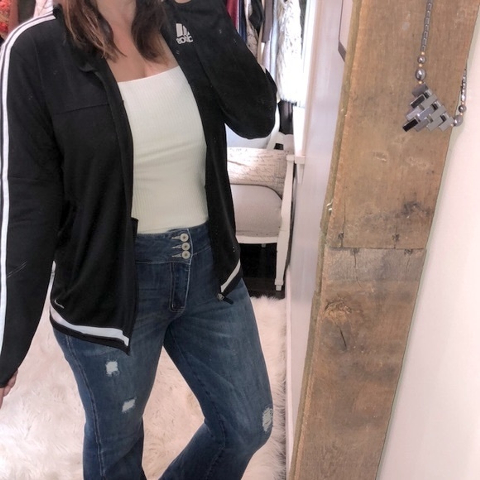 Adidas athletic jacket climacool size small - image 1