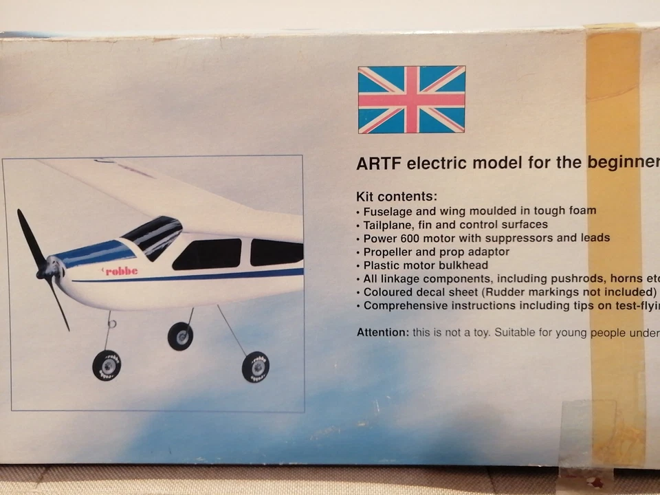 aereo radiocomandato Modello Elettrico Per Principianti. robbe CARDINAL - Immagine 3 di 4