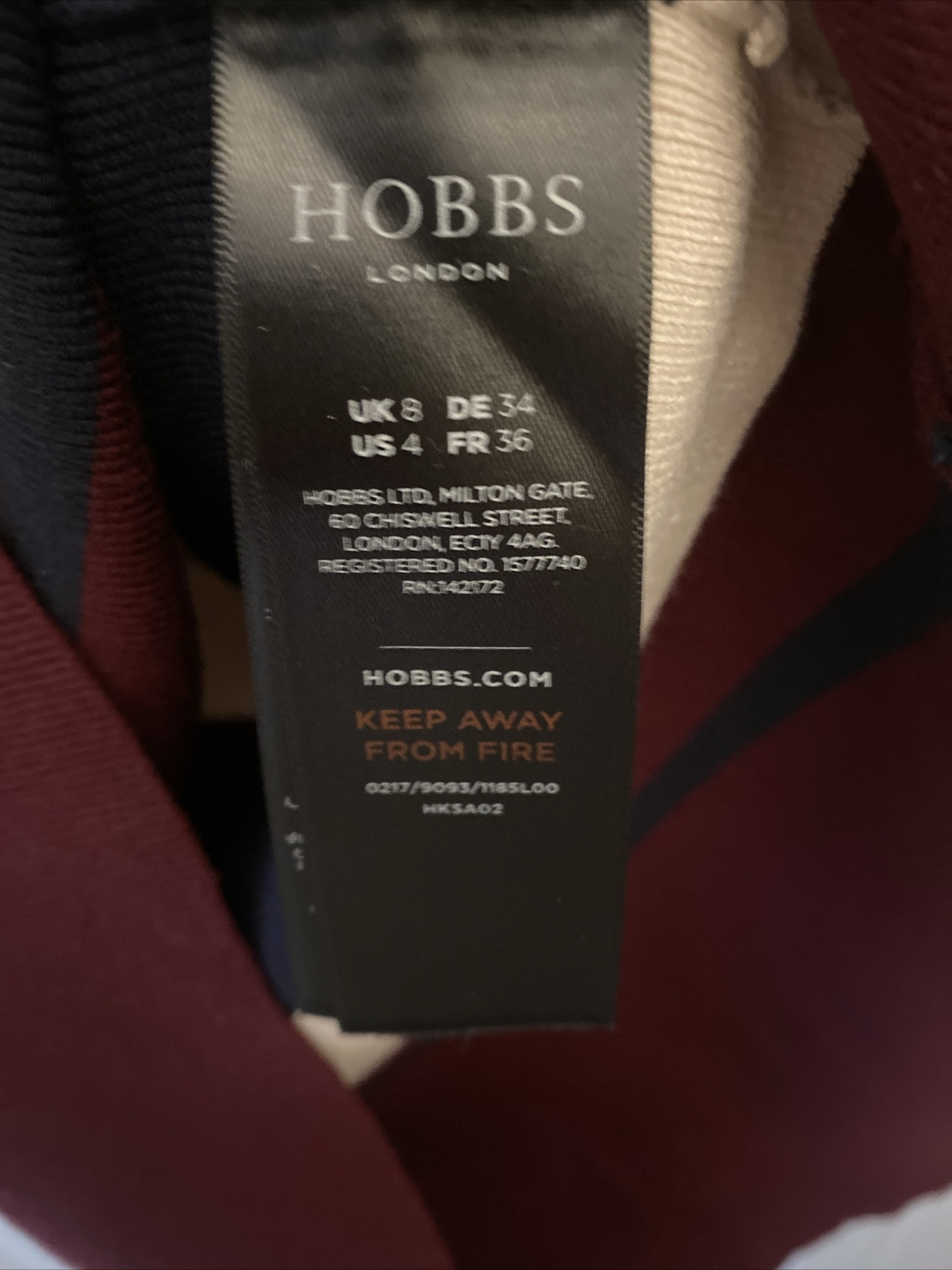 Hobbs Dress Size 8 eBay