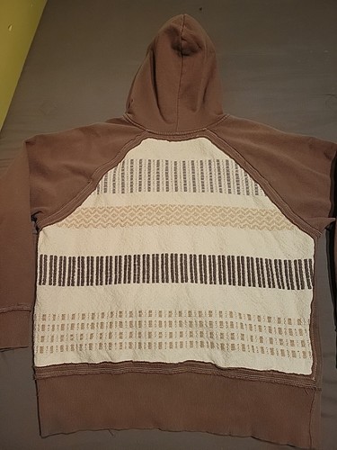 Reworked Women's Hoodie Sz XL Blanket Upcycle OOAK Granola Cottagecore Cut N Sew - Picture 7 of 11