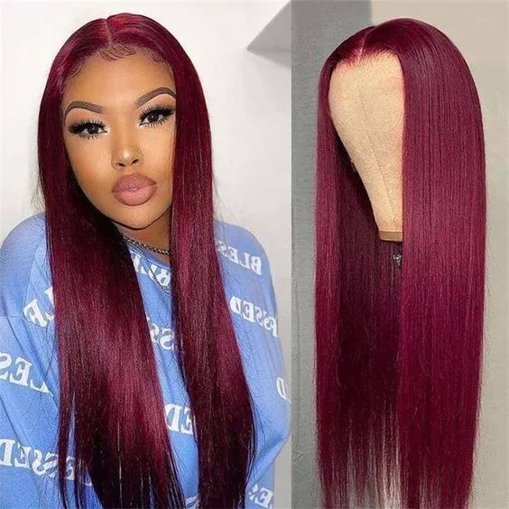 Straight hair clearance dye