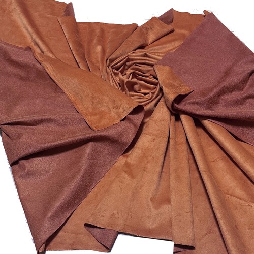 Soft Faux Suede Sheep Doeskin Suedette Clothing Budget Fabric Rare 302 color 60" - Picture 385 of 787