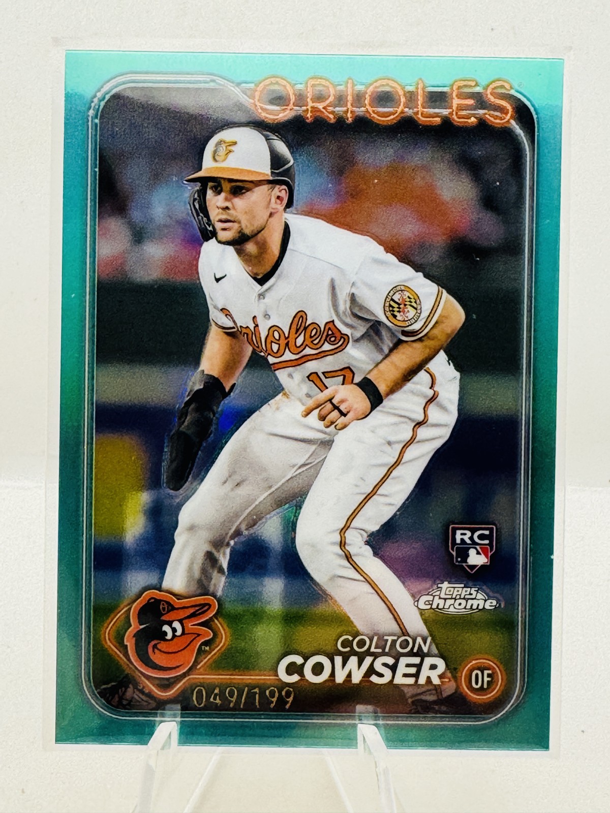 2024 Topps Chrome - Colton Cowser #278 Aqua Refractor /199 (RC)
