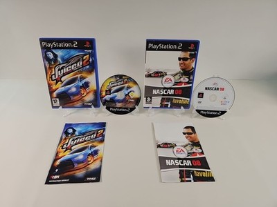 Nascar 08 & Juiced 2 Hot Import Nights PlayStation 2 PS2 komplett mit Anleitungen 