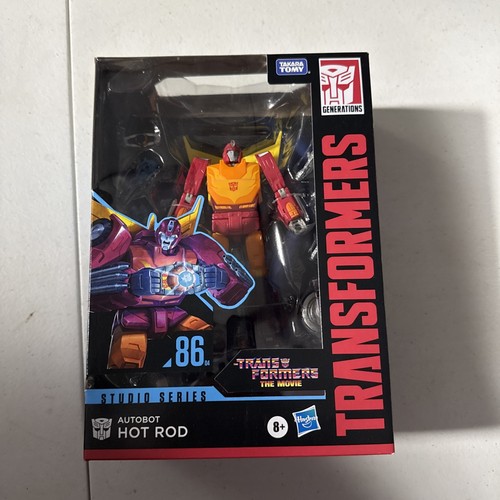 Hasbro Transformers Studio Series Hot Rod 86 Voyager Class Action Figure - F0712 - 第 1/4 張圖片