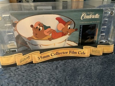 WALT DISNEY CINDERELLA JAQ GUS 35MM COLLECTOR FILM CEL #0071