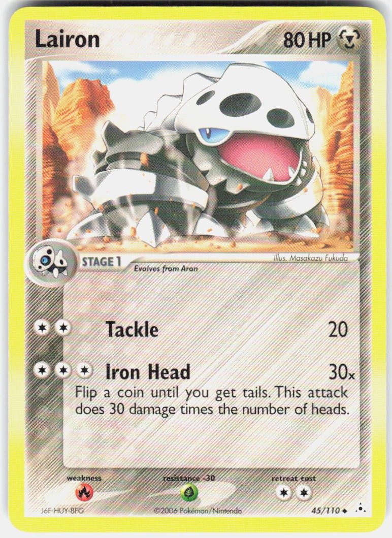 Lairon 45/110 Holon Phantoms Pokemon