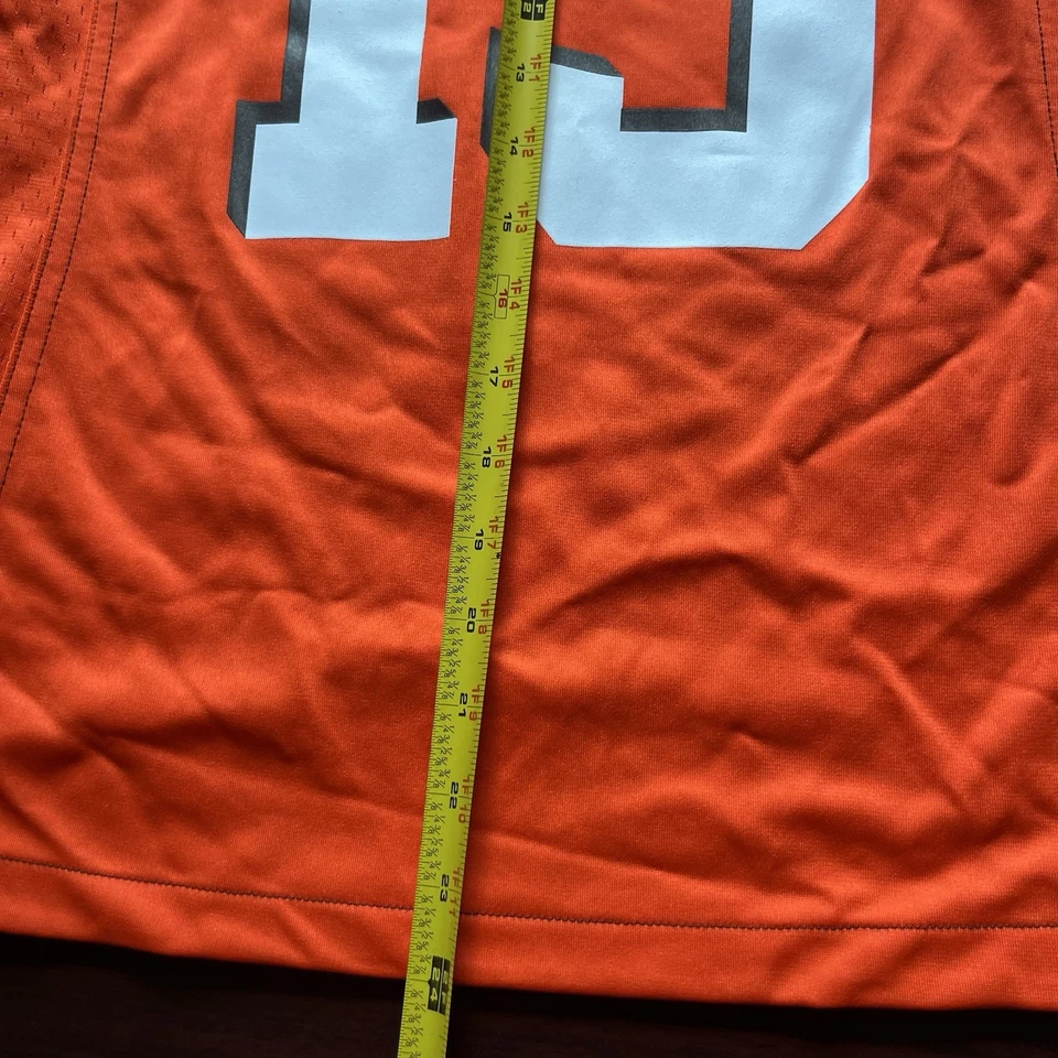 Camiseta deportiva para mujer Cleveland Browns Odell Beckham Jr OBJ naranja talla pequeña #13 Foto 4 de 4