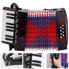 17 Tasten Piano Akkordeon Handharmonika Kinderakkordeon 8 Bässe Knopf Spielzeug