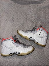 Nike Little Posite Pro Foamposite GS Pure Platinum Sz 4.5 Y Women 5.5