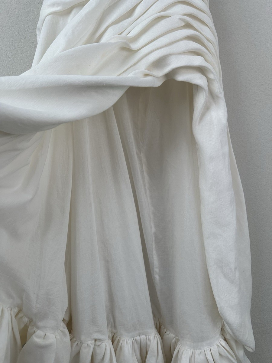 aje mika draped split midi dress Aje Mika Draped Split Maxi Dress