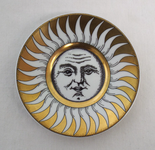 Rosenthal Fornasetti Soli Espresso Demitasse Tasse & Untertasse Gold Sun Germany - Bild 3 von 16