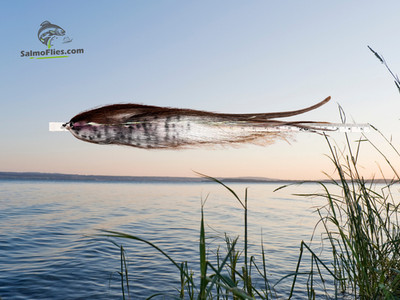 XL Profi-Streamer 23cm   Hecht & Huchen   Hakengröße 2/0   SalmoFlies Nr. 12
