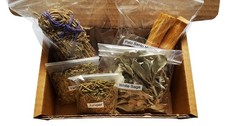 Native American Smudge & Ceremonial Herb Set - Inc Sage, Juniper, Palo Santo