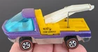 Vintage Hot Wheels Redline 1970 LIGHTER Purple Tow Truck - White Int., KILLER!
