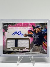 2023 Topps Inception #IAP-SB Shane Baz Inception Autograph Patch Magenta #/75