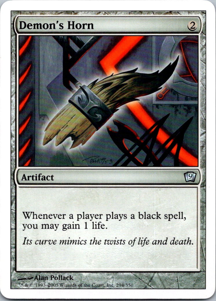 Demon's Horn U DD3 #57 NM MTG Magic