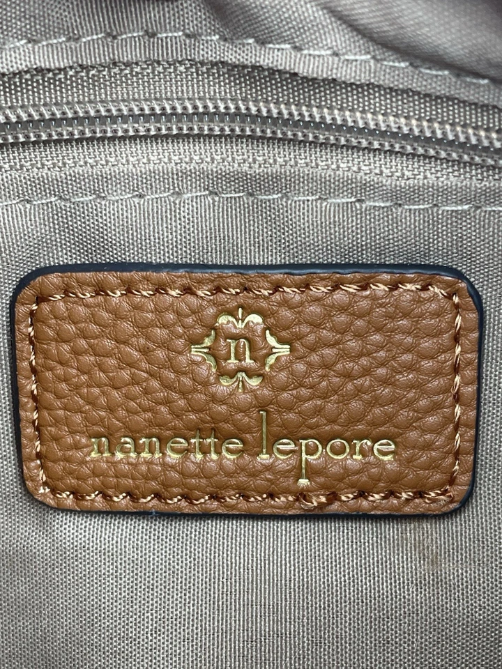 ¡Bolso de mano Nanette Lepore Riya Pebble Camel! Foto 3 de 4