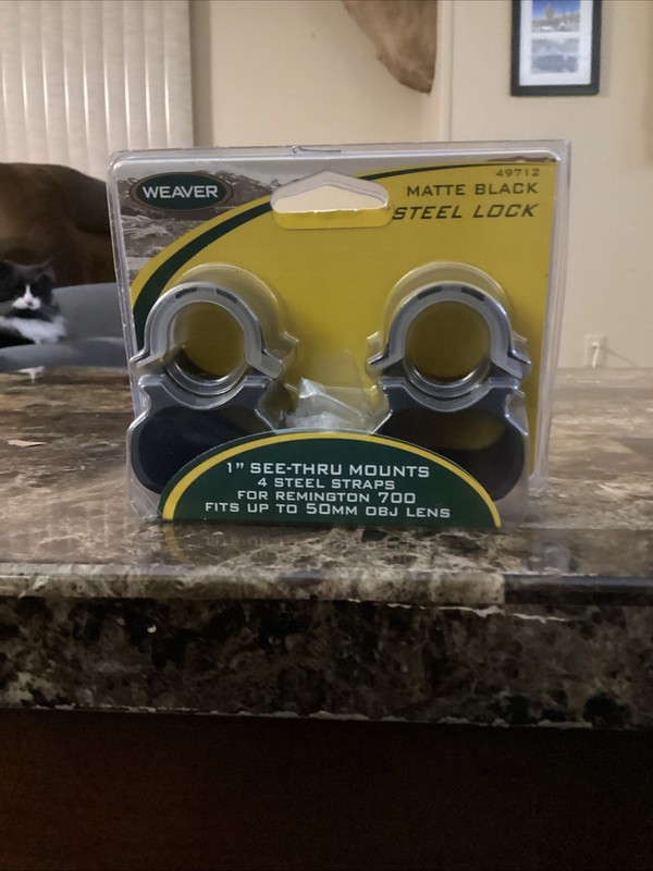 Weaver Scope Rings For Remington 700 Fits Up To 50 MM Obj Lens